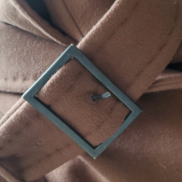 Babaton Cashmere & Wool Coat, Camel, Size Small - Picture 12 of 12
